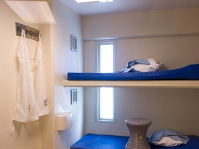 A cell in Milner Ridge Correctional Centre. Milner Ridge is a medium-security facility in the RM of Lac du Bonnet, Manitoba. (PROVINCE OF MANITOBA)