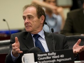 Councillor Norm Kelly says he wouldn't respect council's decision if they vote to build the LRT above ground. (Toronto Sun files)