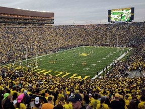 Michigan Stadium will host the NHL's 2013 Winter Classic involving the Detroit Red Wings and Toronto Maple Leafs. (REUTERS/Rebecca Cook/Files)