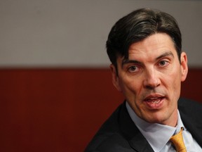 AOL chairman and Chief Executive Officer Tim Armstrong speaks at the Reuters Global Media Summit in New York November 28, 2011. (REUTERS/Brendan McDermid)