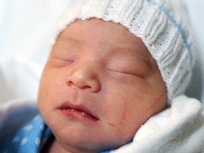 2012 New Year's baby Noah Ishalook has the third most popular boys' name of 2011.