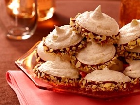 Almond meringue kisses. (Courtesy of Almondboard.com)