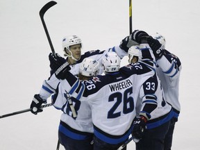 The Winnipeg Jets had reason to celebrate after scoring a come-from-behind victory over the Washington Capitals on Thursday.