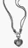 A silver heart pendant ($135, Lia Sophia, Style: Love Dust, liasophia.ca) makes a bold style statement. (Supplied)