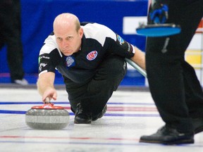 Kevin Martin's rink lost to Brock Virtue Friday in the B Event final at the BP Cup in Camrose. Martin's crew now has to qualify out of the C Event to keep its Brier hopes alive.