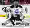 _06U5669 - February 11, 2012  - Edmonton Oilers' goalie Nikolai Khabibulin (35) makes a save during the third period of NHL hockey action against the Ottawa Senators at Scotiabank Place in Kanata Saturday, February 11, 2012. The Oilers won 4-3 in overtime. (DARREN BROWN/QMI AGENCY)
