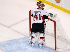 Craig Anderson will start in goal for the Senators Wednesday night against the Florida Panthers. (OTTAWA SUN FILE PHOTO)