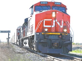 CN Rail cargo train (STEVE COLEMAN/Postmedia Network files)