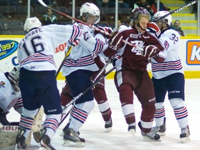 Things appear to be looking up for the Oshawa Generals, who are closing in on a playoff spot. (QMI AGENCY)
