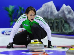 Michelle Englot's plast trip to the Scotties was an emotional affair, happening days after her father died. (Reuters)