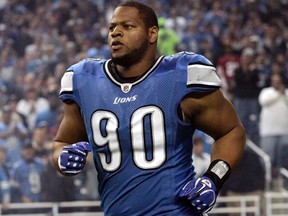 Despite all the bad headlines and what would appear to be a big drop in productivity, Lions head coach Jim Schwartz said defensive tackle Ndamukong Suh actually got better in 2011. (Rebecca Cook/Reuters/Files)