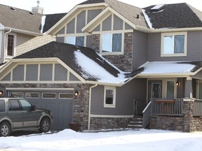 The Airdrie home were an infant was killed by the family dog. DARREN MAKOWICHUK/QMI AGENCY