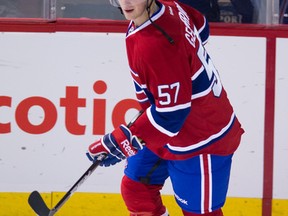 Blake Geoffrion has felt the pressure of his heritage since being traded to the Montreal Canadiens. (QMI Agency file)