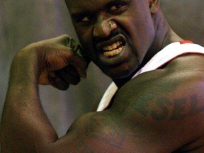 Former NBA star Shaquille O'Neal (above) has stated he is ready and willing to face former MLB star Jose Canseco in a mixed martial arts bout. (Reuters file photo)