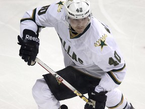 Dallas Stars rookie centre Ryan Garbutt played in the MJHL and the Central Hockey League on his way to the NHL. (JASON HALSTEAD/Winnipeg Sun)