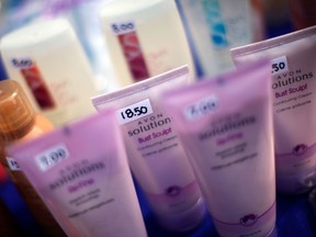Avon products are seen at St. John's University in New York in this April 18, 2009 file photo. (REUTERS/Eric Thayer)