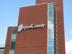 The Oxford County Administration building in Woodstock.