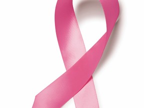 Pink ribbon for breast cancer