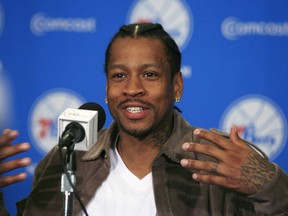 Former Philadelphia 76ers guard Allen Iverson is reportedly heading to the Caribbean. (REUTERS/Tim Shaffer/Files)