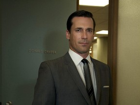 Jon Hamm as Don Draper in Mad Men, returning for its fifth season. (Supplied Photo)