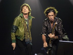 Mick Jagger and Keith Richards. (QMI Agency File Photo)