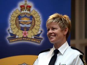 Edmonton Police superintendent Danielle Campbell poses in her new West End Headquarters March, 8  2012. Campbell is the highest ranking female member of the Police force.  PERRY MAH/EDMONTON SUN QMI AGENCY