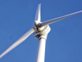 wind turbine close-up