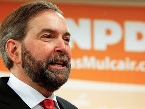 NDP Leader Thomas Mulcair (QMI Agency file photo)