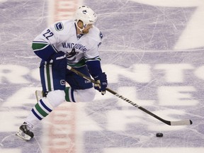 The Canucks won't have Daniel Sedin in the lineup when they face the Stars on Thursday. (Jack Boland/QMI Agency/Files)