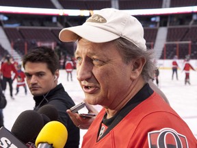Ottawa Senators owner Eugene Melnyk, who saved the team from potentially moving south of the border when he agreed to buy it in 2003. (Matthew Usherwood/ Ottawa Sun)