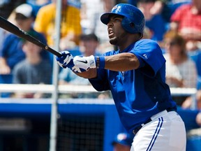 Edwin Encarnacion, swinging a hot bat this spring, may hit fourth on opening day, offering protection for Jose Bautista.