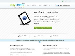 Paycento.com (SCREENSHOT)