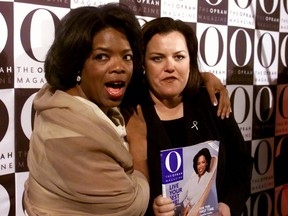Oprah Winfrey and Rosie O'Donnell (Reuters files)