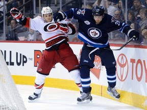 Jets top scorer Blake Wheeler is finding it hard to swallow that his team missed the playoffs. (FRED GREENSLADE/Reuters files)