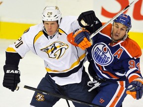 The Leafs might make a play for Predators defenceman Ryan Suter (left) this summer if he doesn't re-sign with Nashville. (REUTERS)