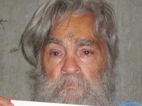 This image released by the California Department of Corrections on April 5, 2012, shows convicted serial killer Charles Manson on June 16, 2011 at the California State Prison in Corcoran, California. (AFP/California Department of Corrections)