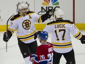 It's 16 wins again for another Cup in Boston, says Bruins forward Patrice Bergeron. (Pierre-Paul Poulin/QMI Agency/Files)