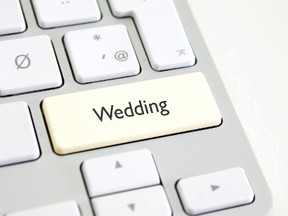 When planning a wedding in another city or province (or country!), a slew of web applications and tools are now available to make it all the easier. From sharing spreadsheets and photos, to online budget trackers, it doesn't matter where you are — all the files exist in the cloud.  (Fotolia)