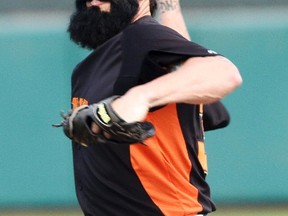 Giants closer Brian Wilson will have Tommy John surgery on his right elbow. (DARRYL WEBB/Reuters file photo)