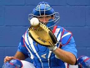 Now that they realize they're not as good as their spring training record indicated, several Blue Jays, including struggling J.P. Arencibia are  pouting on their Twitter accounts. (REUTERS)