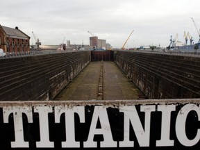 A general view of the dock in East Belfast where the Titanic was built. (Cathal McNaughton/Reuters)
