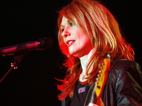 Nancy Wilson, of the 70's rock band, Heart, plays at the Rona Centre in Ottawa Monday, February 7, 2011. (QMI Agency/Darren Brown)