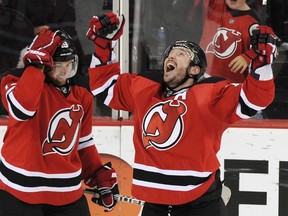The Devils will be without star forward Ilya Kovalchuk (right) against the Flyers for Game 2 of their playoff series tonight. (Ray Stubblebine/Reuters/Files)