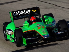 Oakville's James Hinchcliffe in his No. 27 Team Go.Daddy Andretti Autosport Chevy Dallara DW12. (GETTY IMAGES)