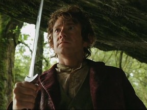 Scene from the recently released trailer for director Peter Jackson’s The Hobbit: An Unexpected Journey.