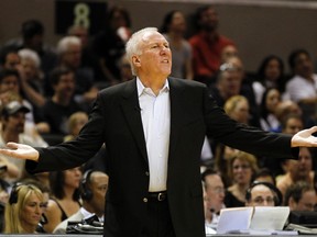 San Antonio Spurs head coach Gregg Popovich led his team to a Western Conference best 50-16 record. (REUTERS)