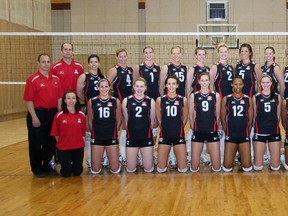 Canada’s national women’s volleyball team. (www.volleyball.ca)