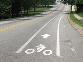 bicycle lane road marking