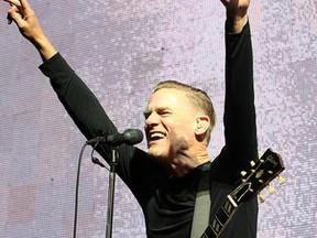 Ian Macalpine The Whig-Standard
Kingston-born rocker Bryan Adams greets the crowd at the K-Rock Centre as he made his return to the Limestone City, where he performed before a sold-out crowd.