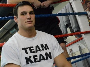 Canadian boxer Simon Kean.